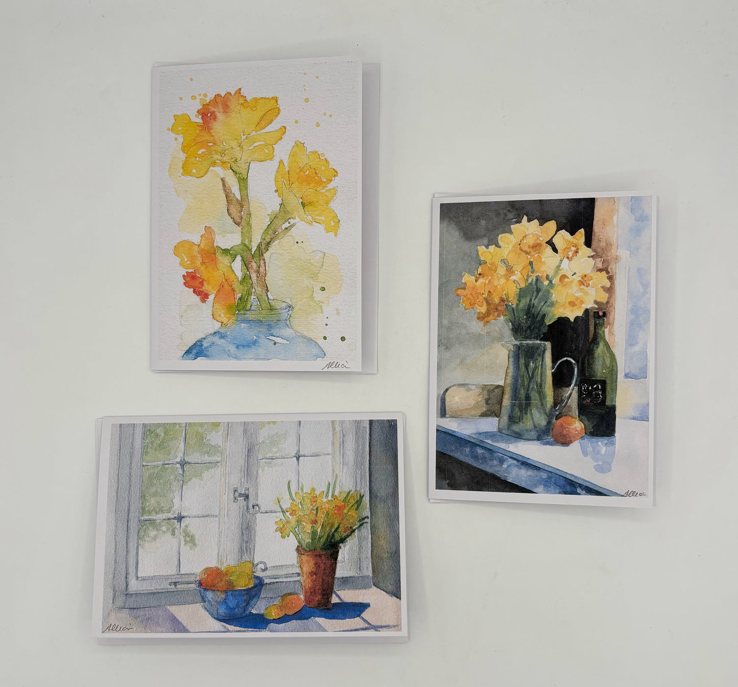 Assorted Daffodils Card