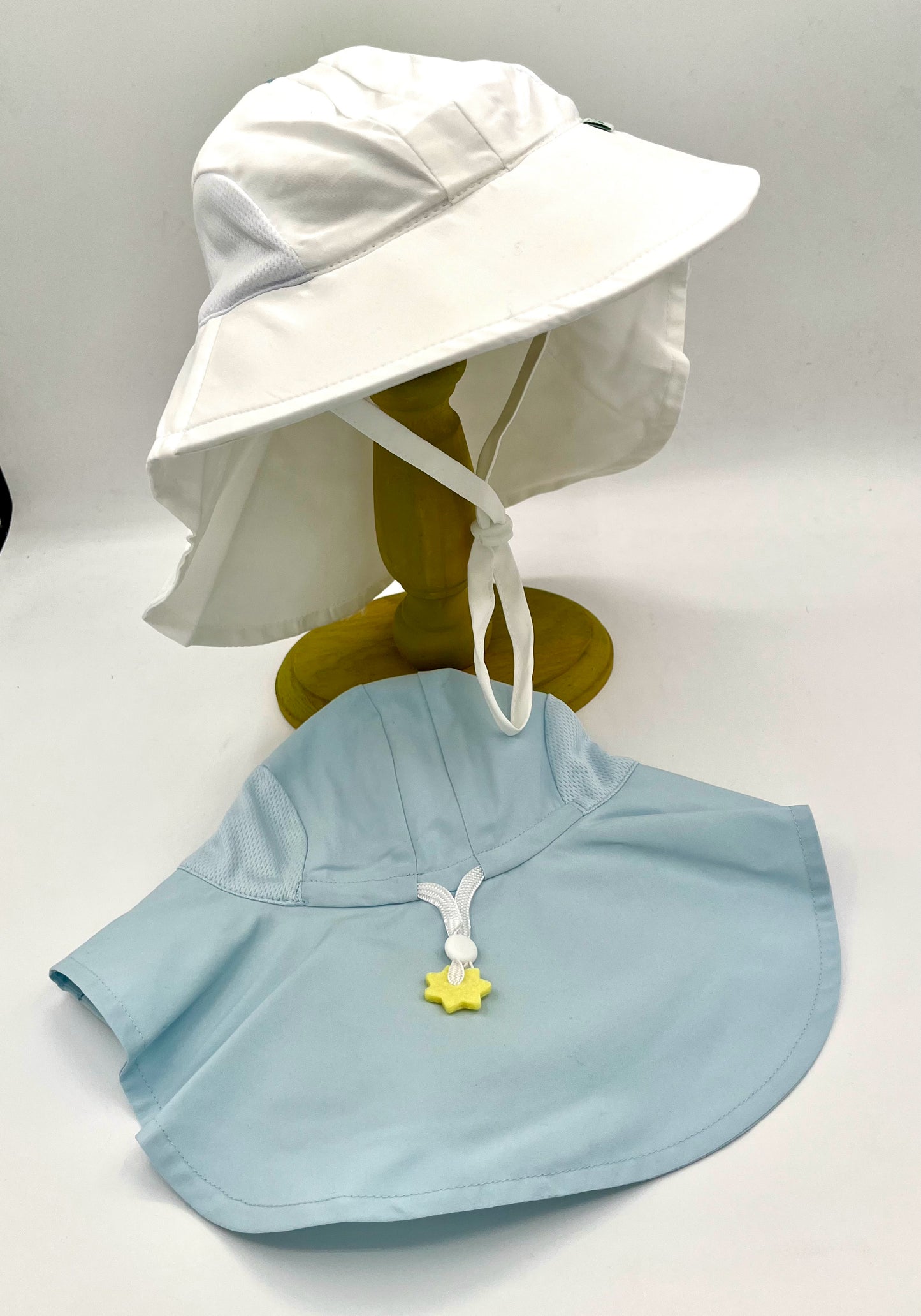 0-6 M UPF 50 Light Pink, Light Blue, or White Adventure Sun Protection Hat