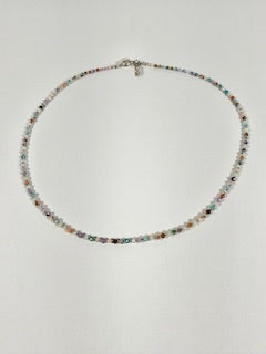 Opal Hill Tribe and Sterling Silver Necklace