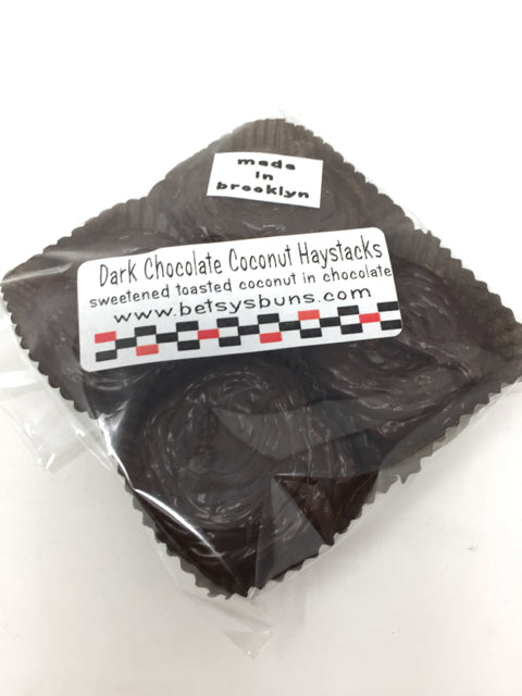 Dark Chocolate Coconut Haystacks