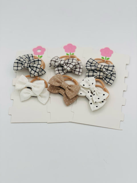 Ponytail Bows, Set of 4