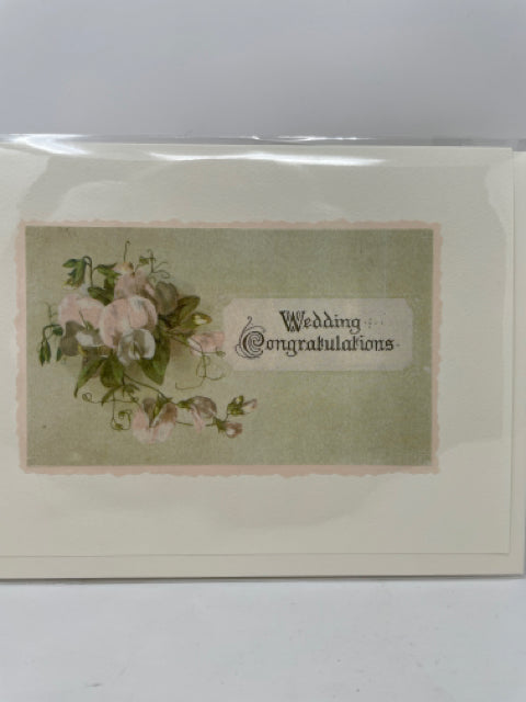 Sweet Pea Wedding Card
