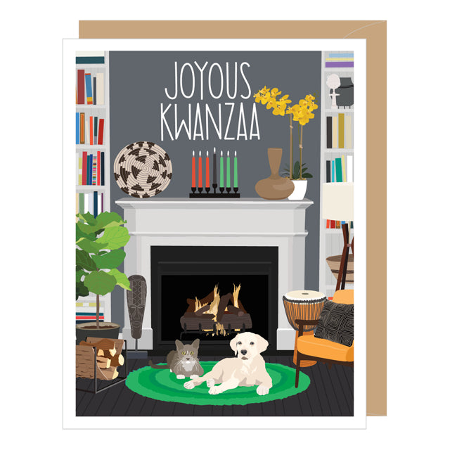 Kwanzaa Mantel Card
