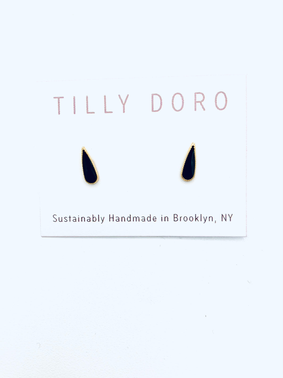 Black Drops Studs