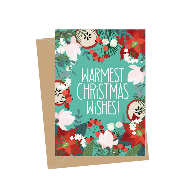 Mini Floral Holiday Enclosure Cards