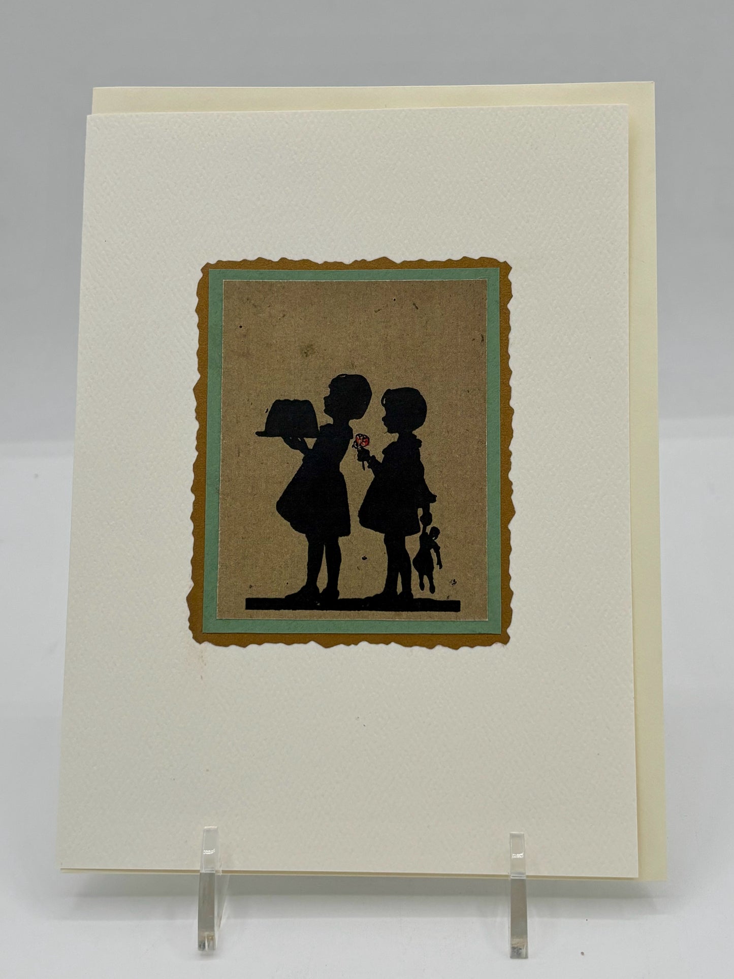 Kids Offer Cake Mother's Day Card