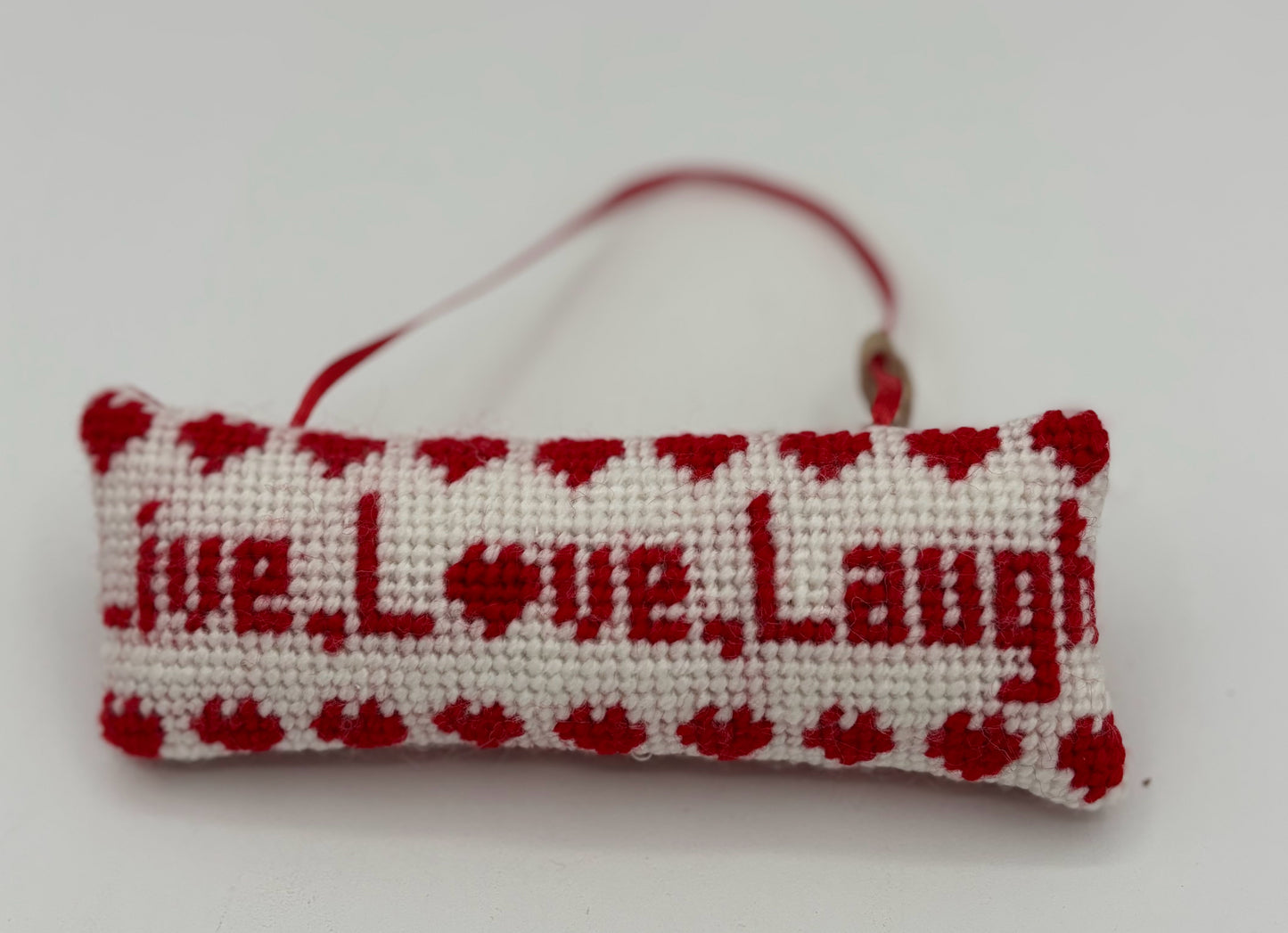 Live, Love, Laugh Saying Pillow