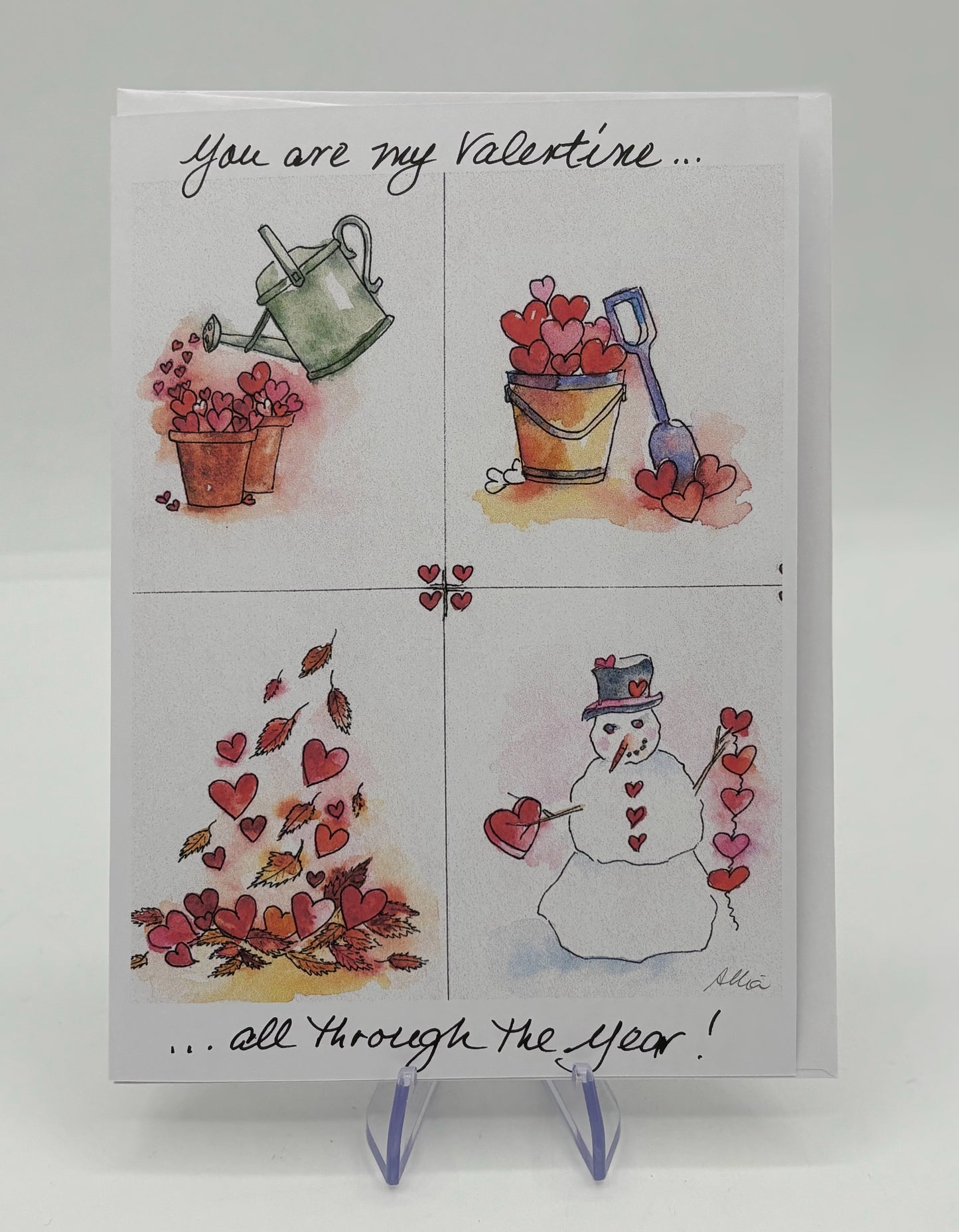 Four Seasons Valentine's Card