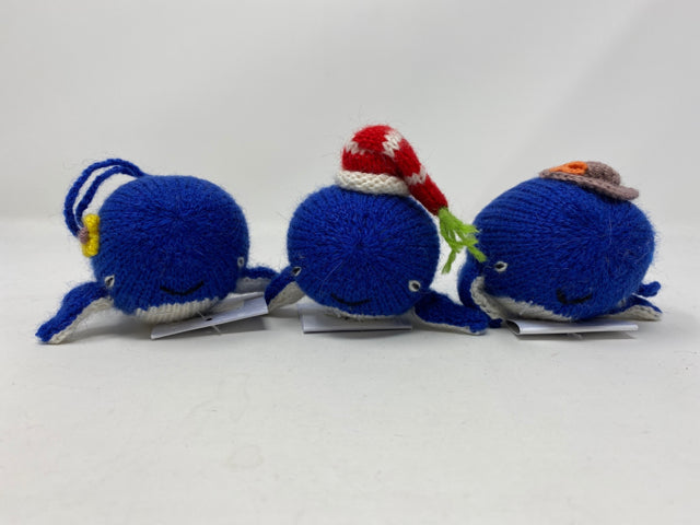 Blue Whale Ornament