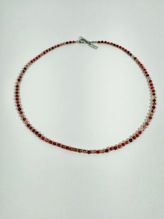 Carnelian Hill Tribe and Sterling Silver Necklace
