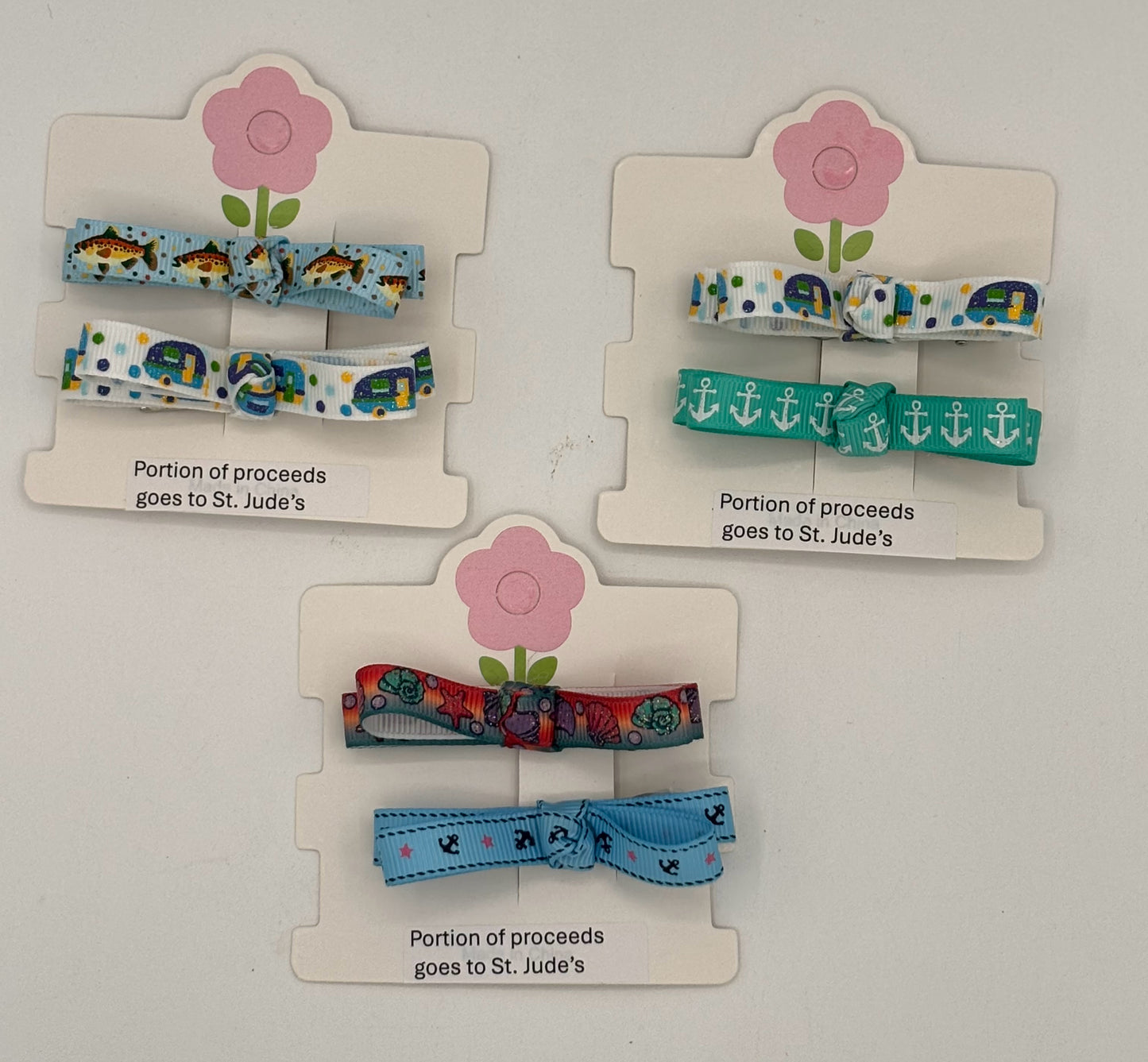 Summer Ribbon Barrettes
