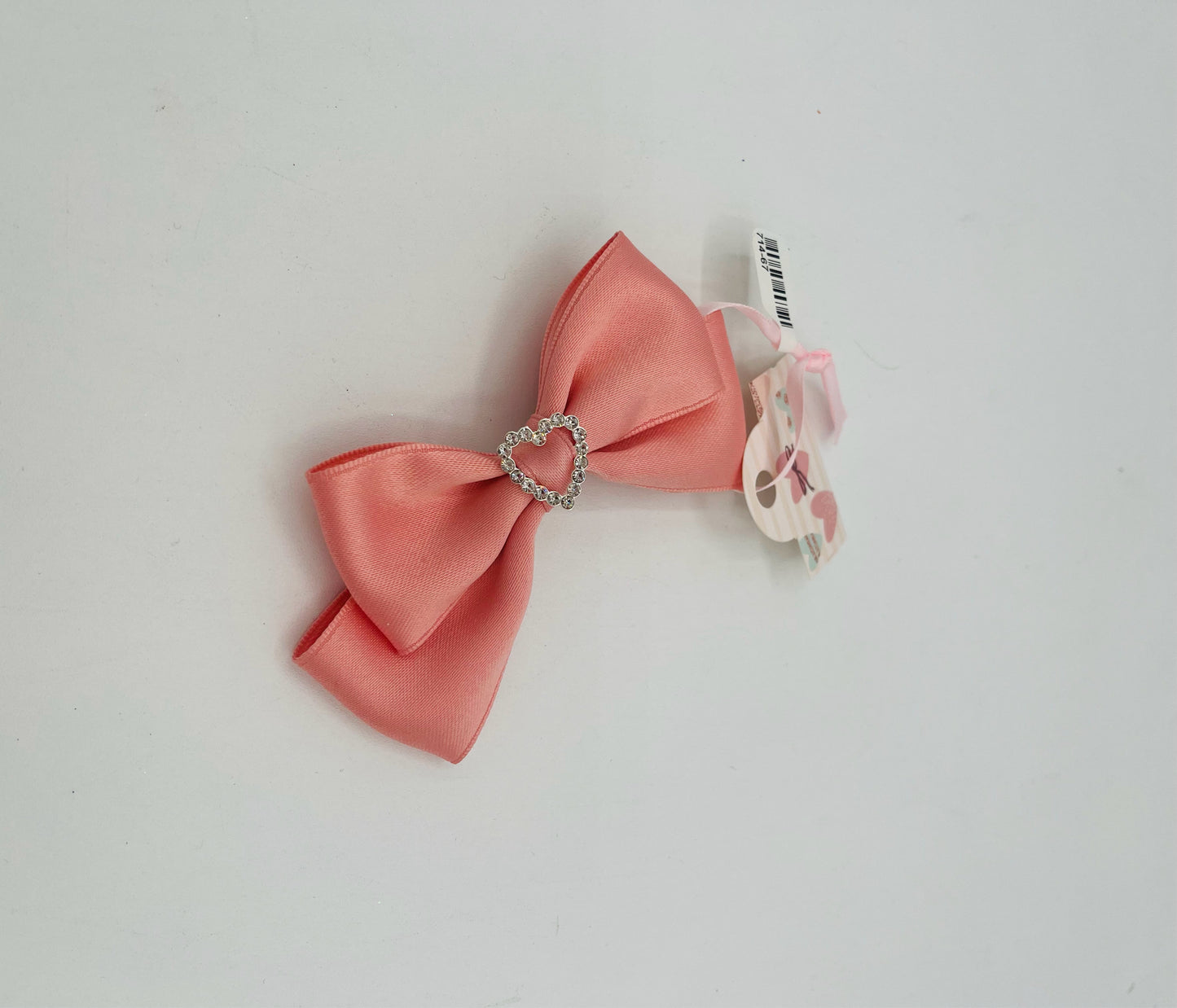 Bow Clip with Rhinestones