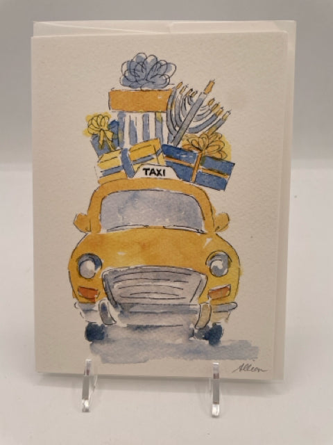 Hanukkah Cab Card