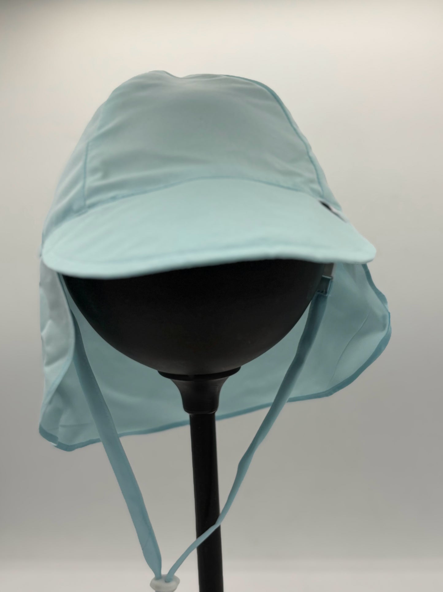 9-18 M UPF 50+ Light Aqua or White Eco Flap Hat
