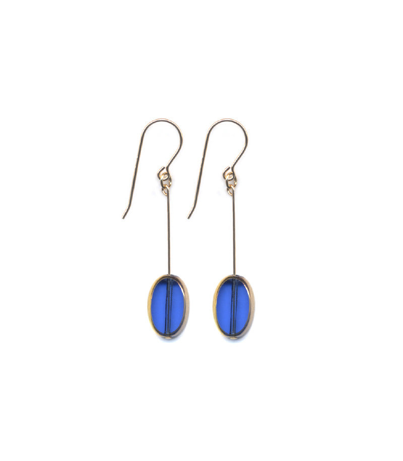 Ocean Oval Earrings