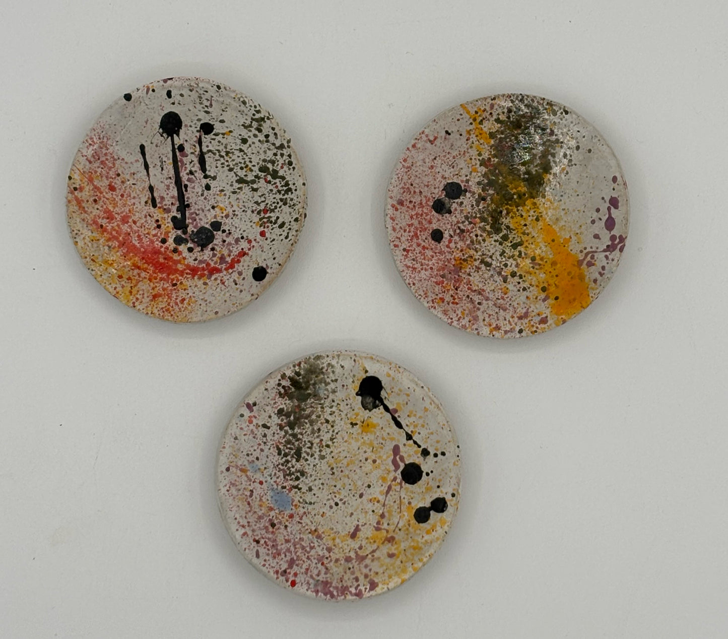 Paint Splattered Trinket Dish