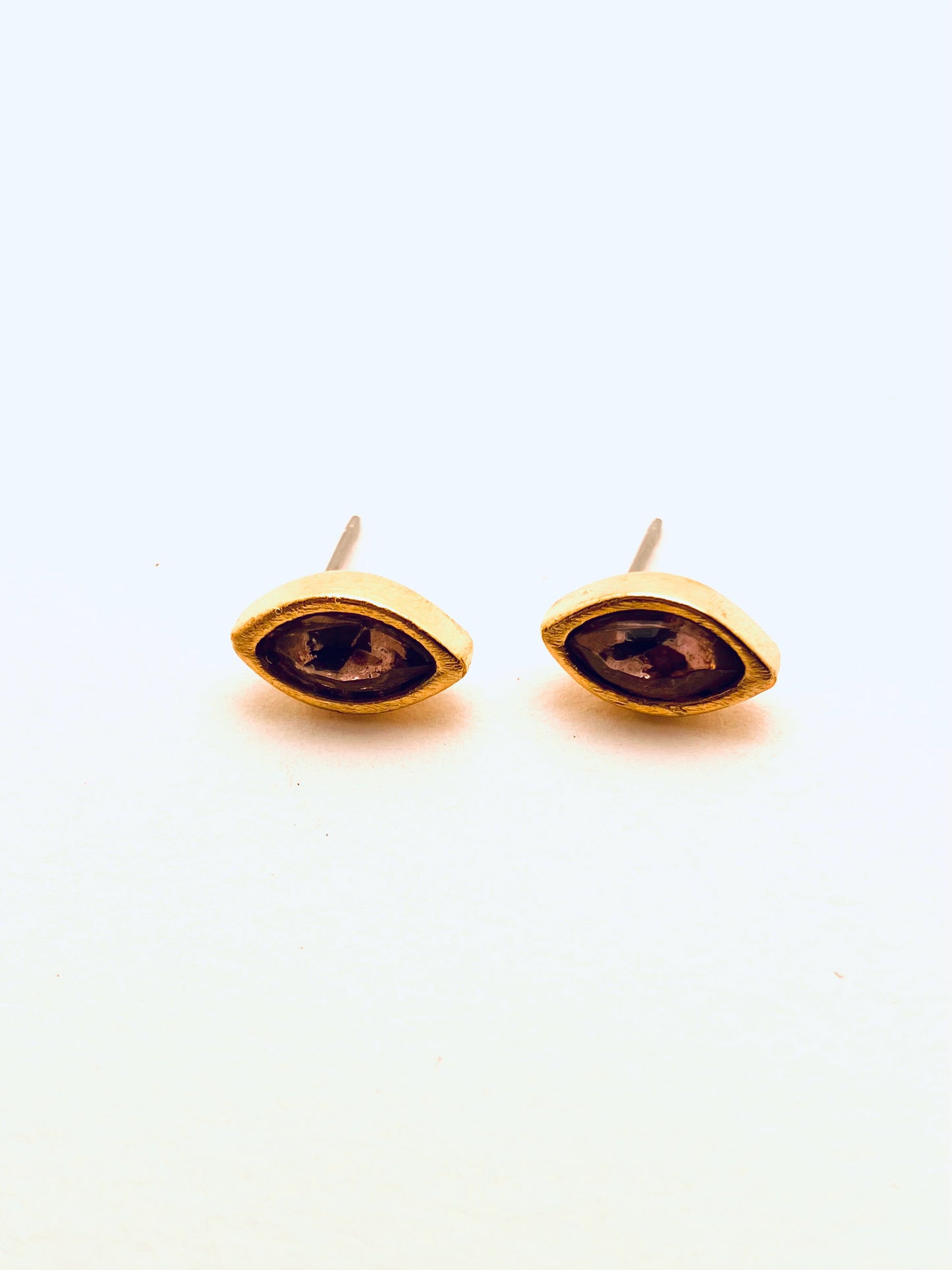 Marquise Studs Amethyst