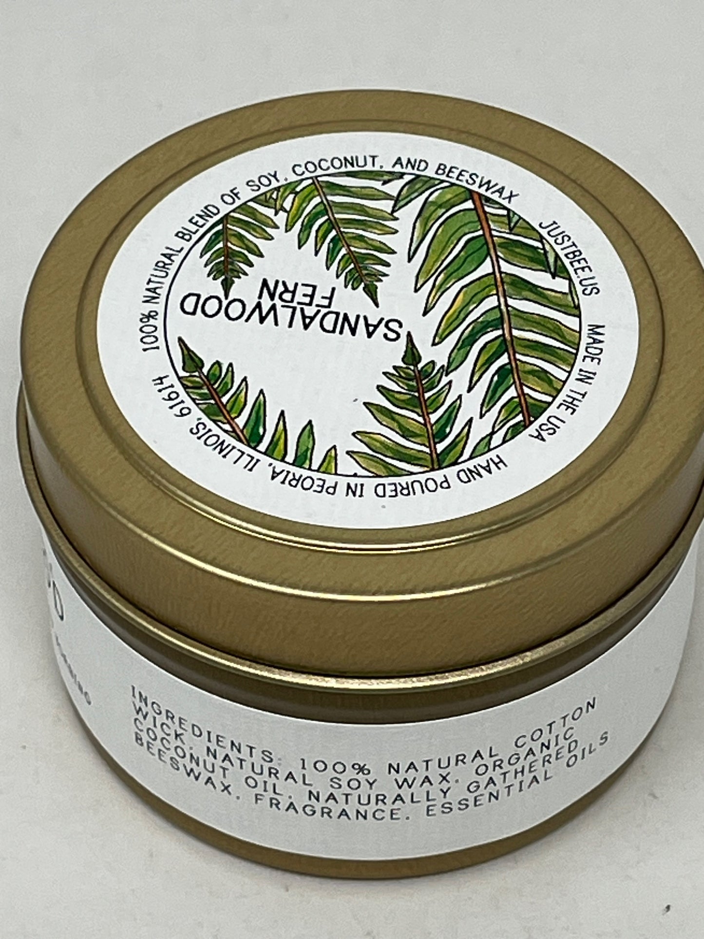 Sandalwood Fern Travel Candle