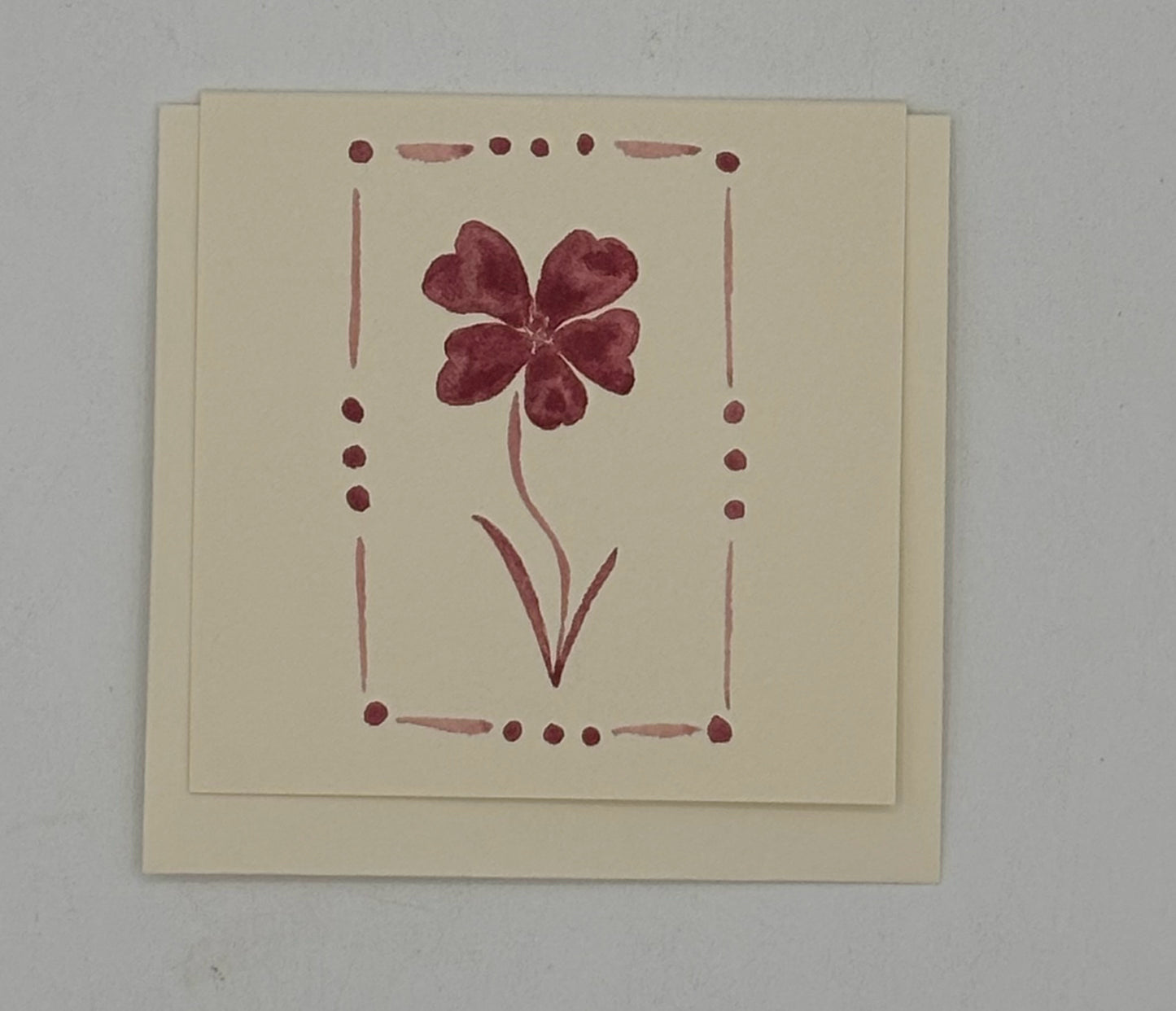 Mini Plum Flower Card