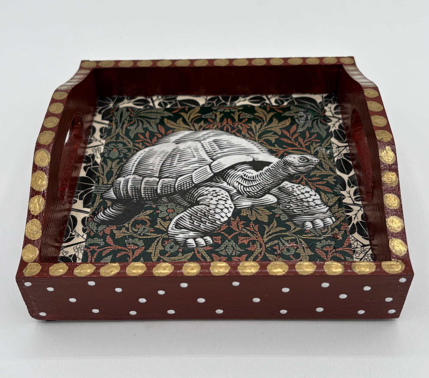 Trinket Tray with Tortoise Design