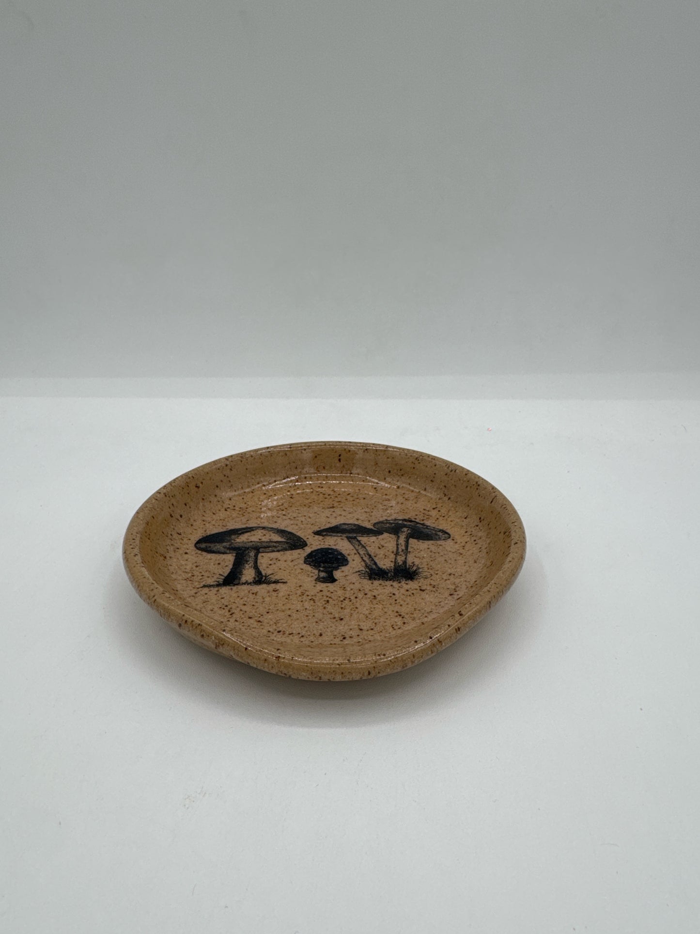 Spoon Rest with Mushrooms