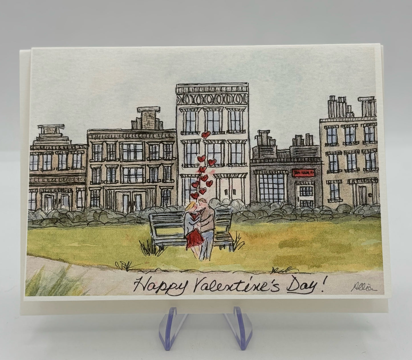 Park Love Valentine's Card