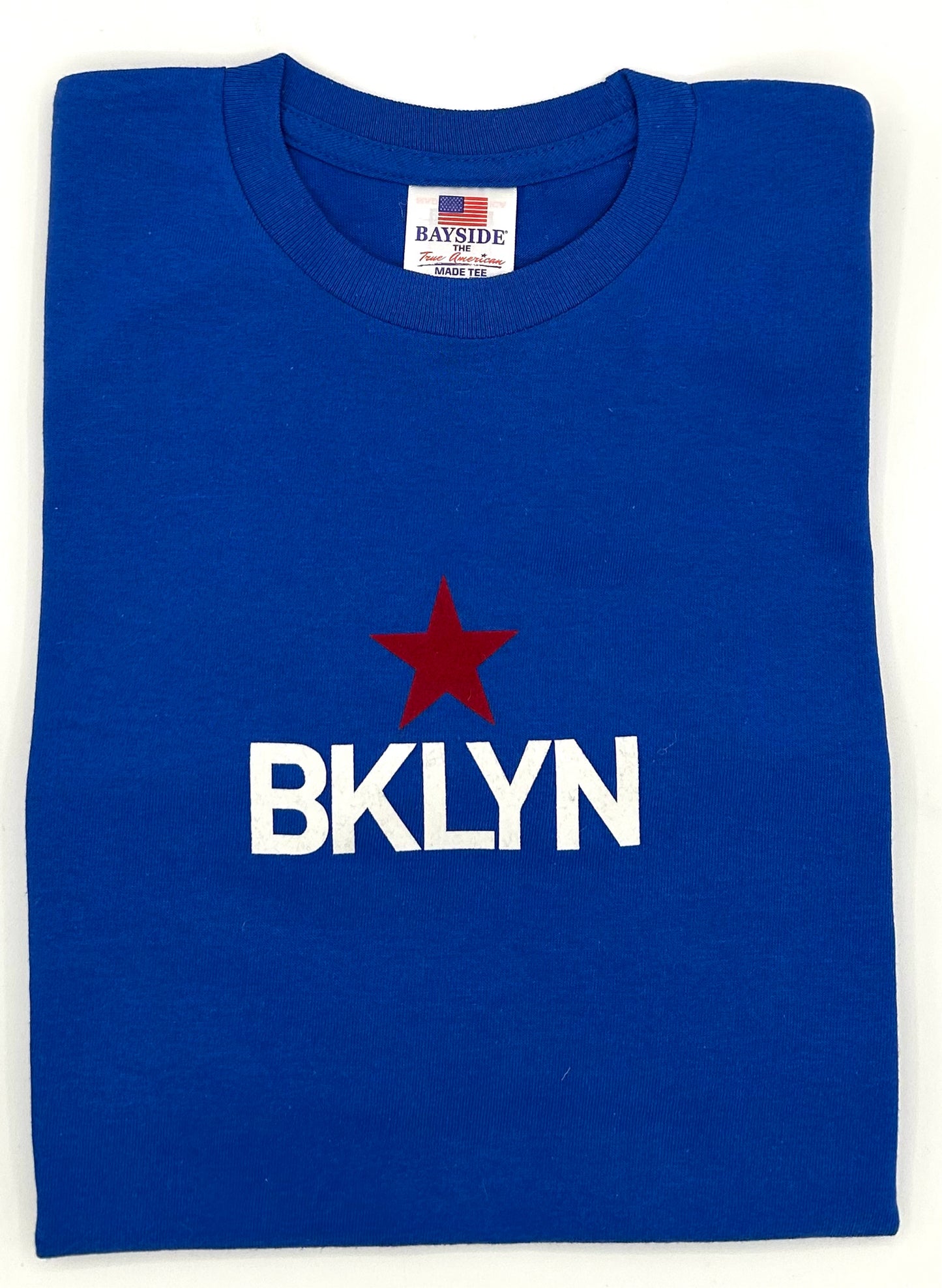 Brooklyn Star Adult T royal blue size L