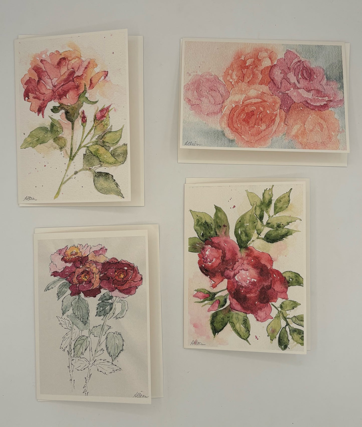 Assorted Roses Card
