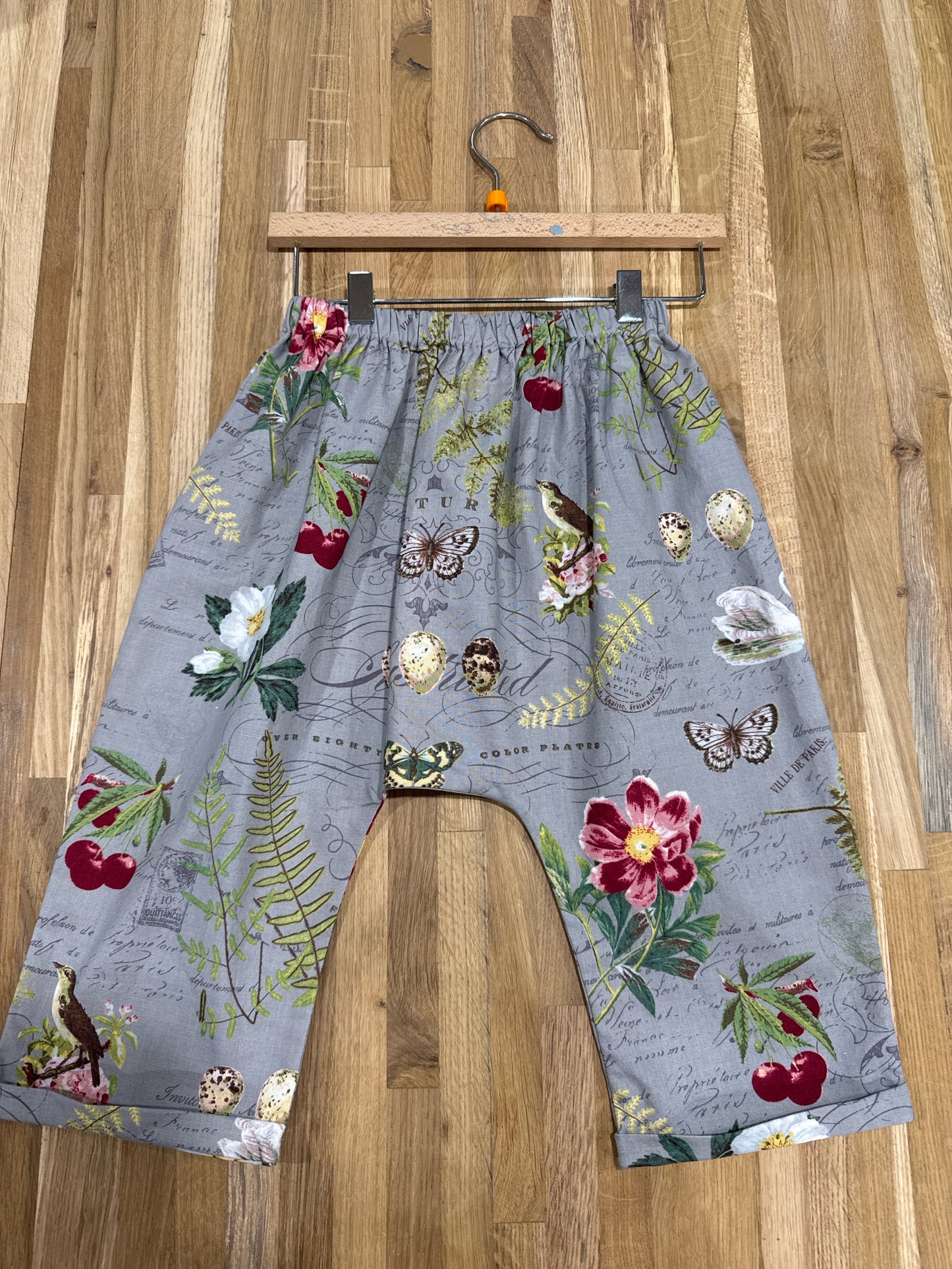 3 Y Pants - Grey w/Cherries