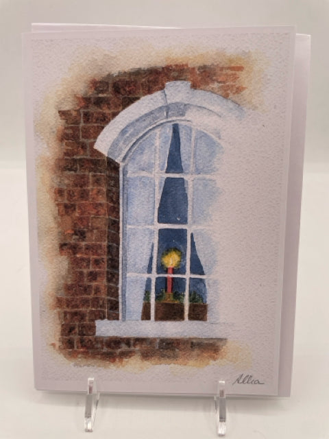 Candle In Window Card