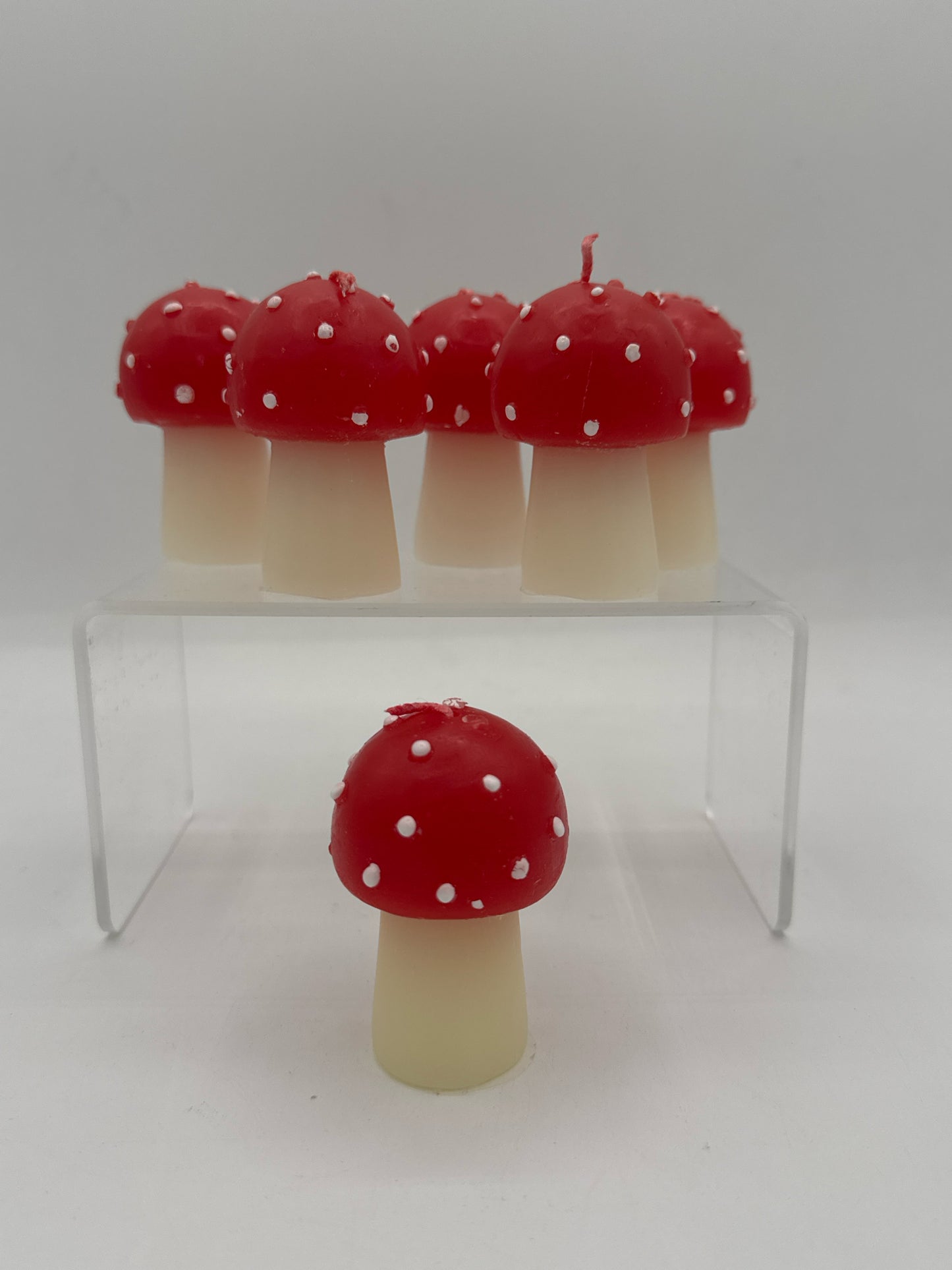 Mini Mushroom Candles