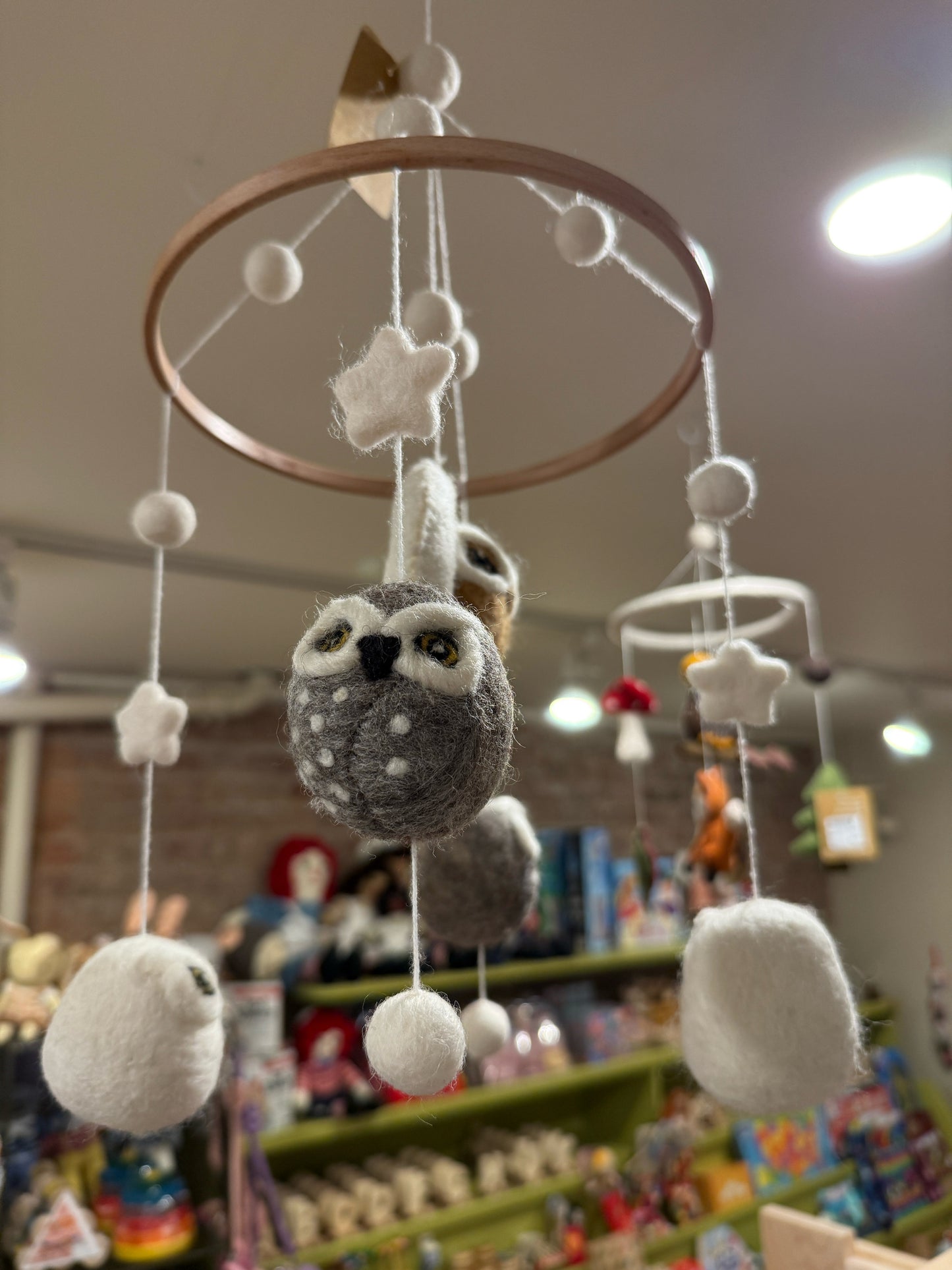 Felt Owl Mobile