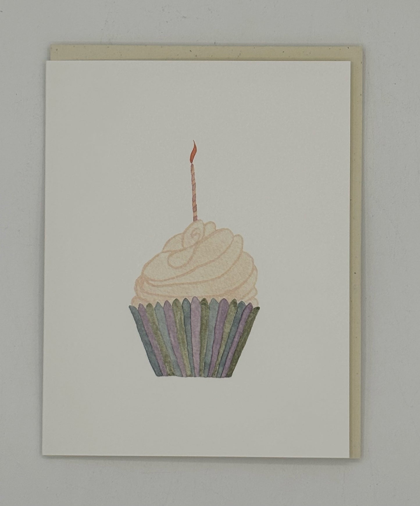 Birthday Candle Cupcake Card