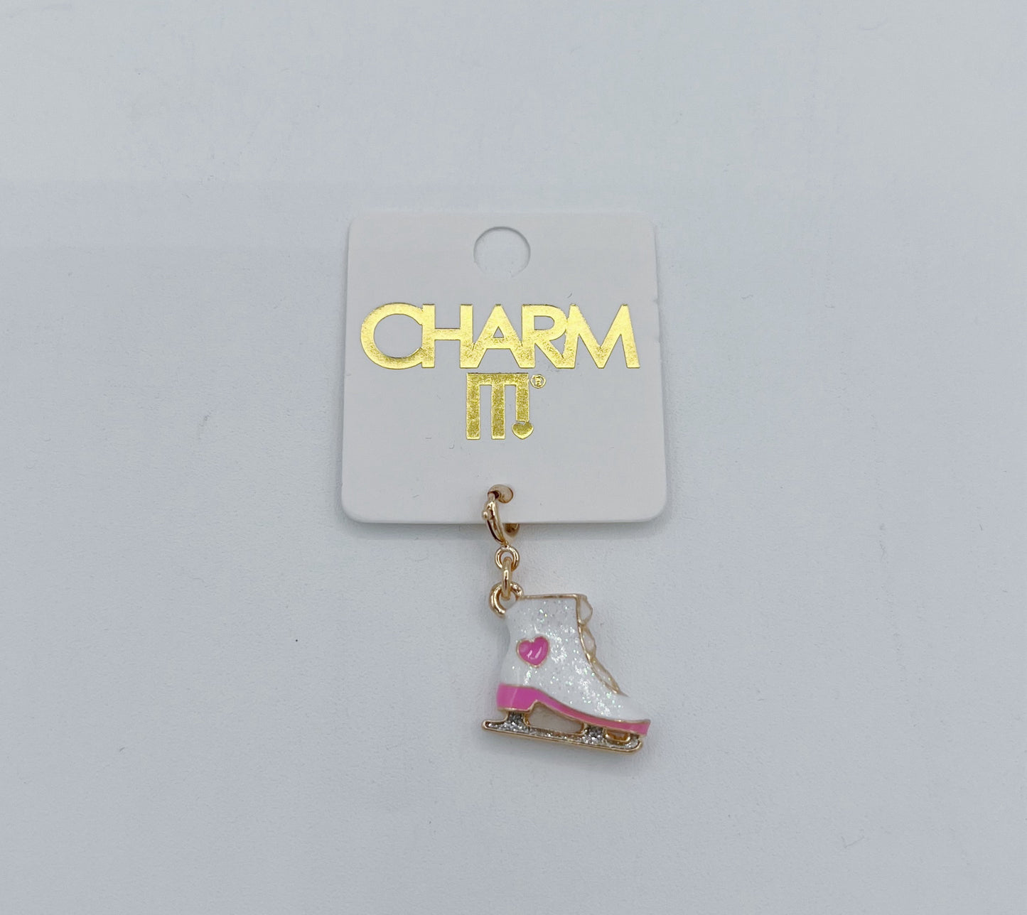 Gold Glitter Ice Skate