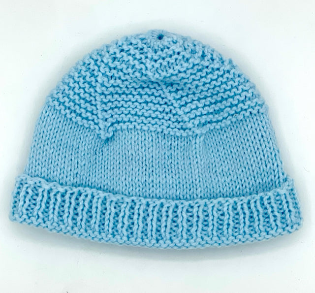 Infant Light Blue Acrylic Blend Hat