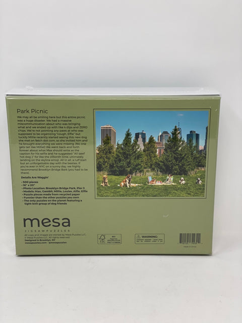 Park Picnic 500 Piece Puzzle
