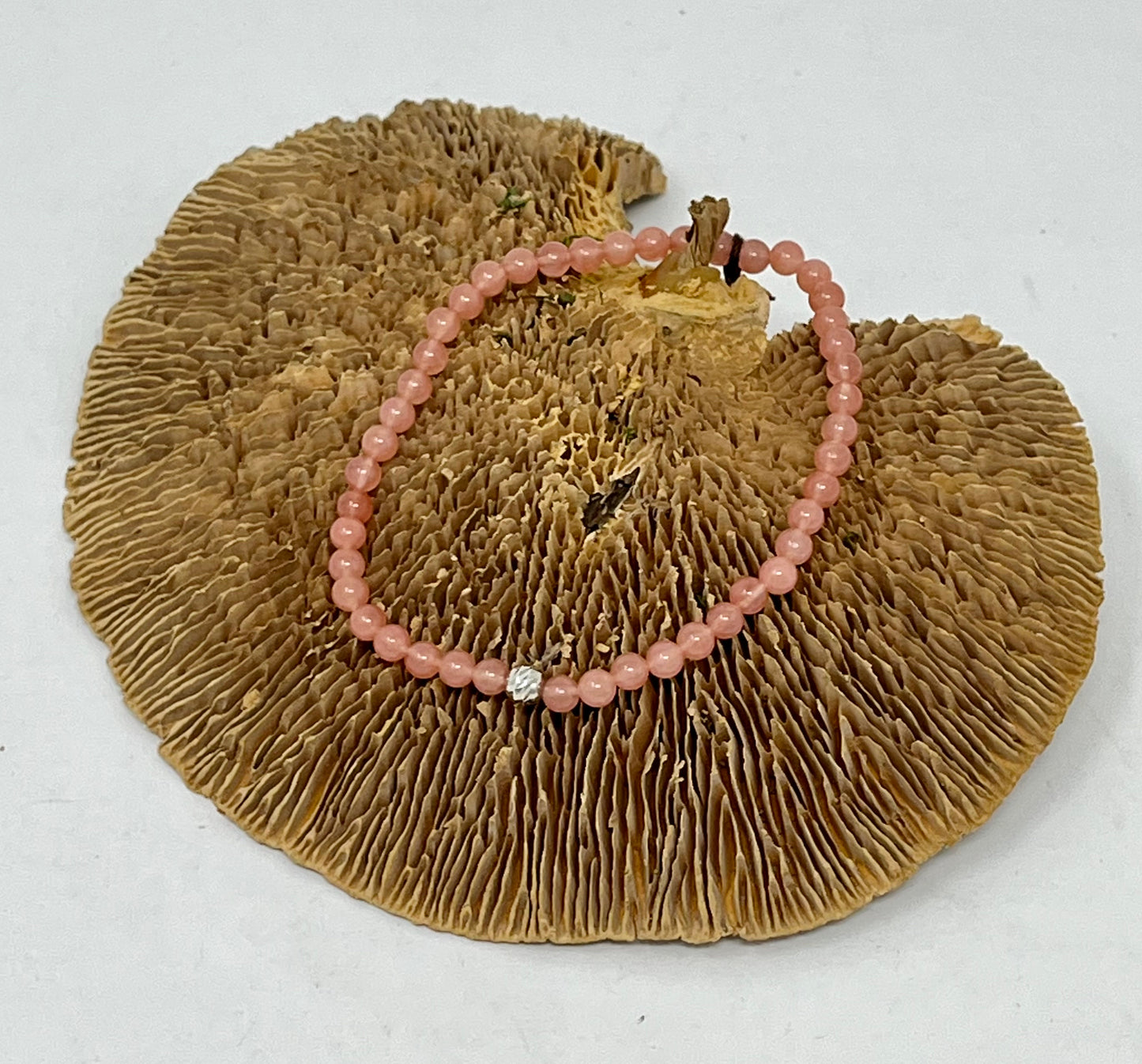 Pink Malaysian Jade Bracelet