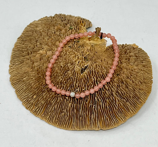 Pink Malaysian Jade Bracelet