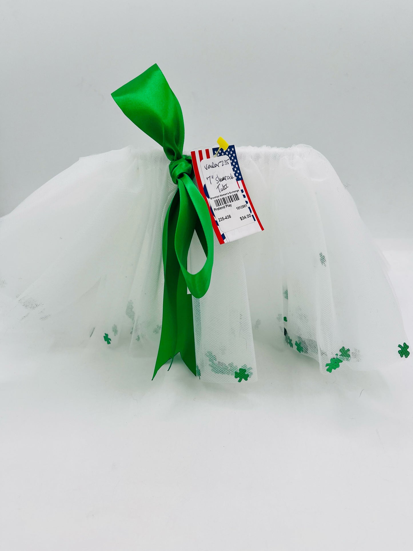 7" Shamrock jiggle tutu