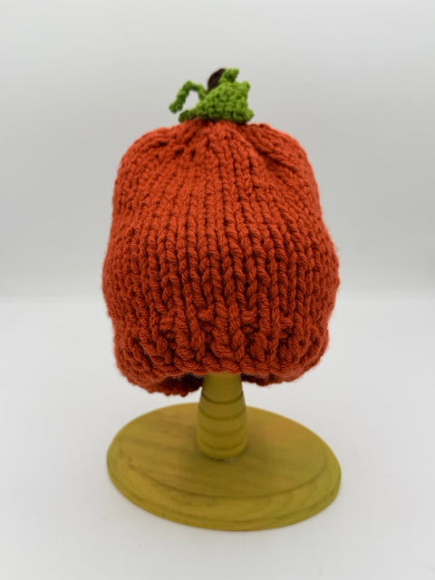 1-2 Y Acrylic Knit Pumpkin Hat
