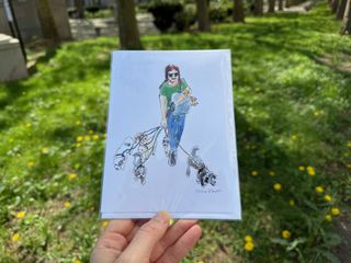 New York Dog Walker Card