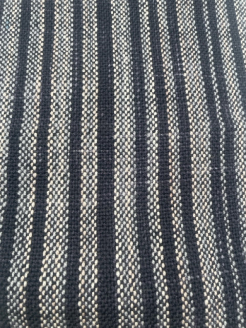 Black and Grey Merino Wool "Fxck Cancer" Morse Code Woven Scarf