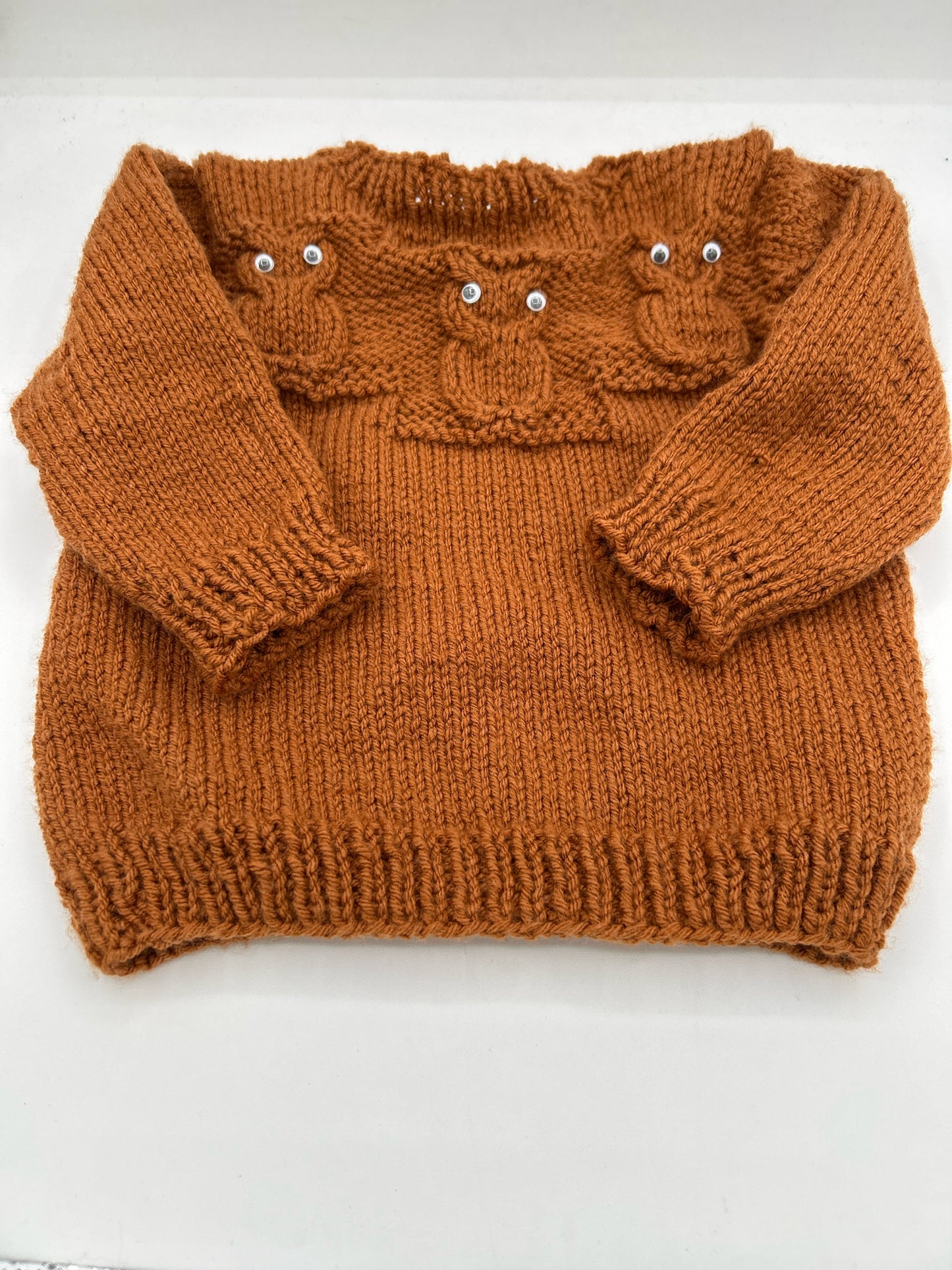 3 - 4 Y - Caramel Owl Sweater
