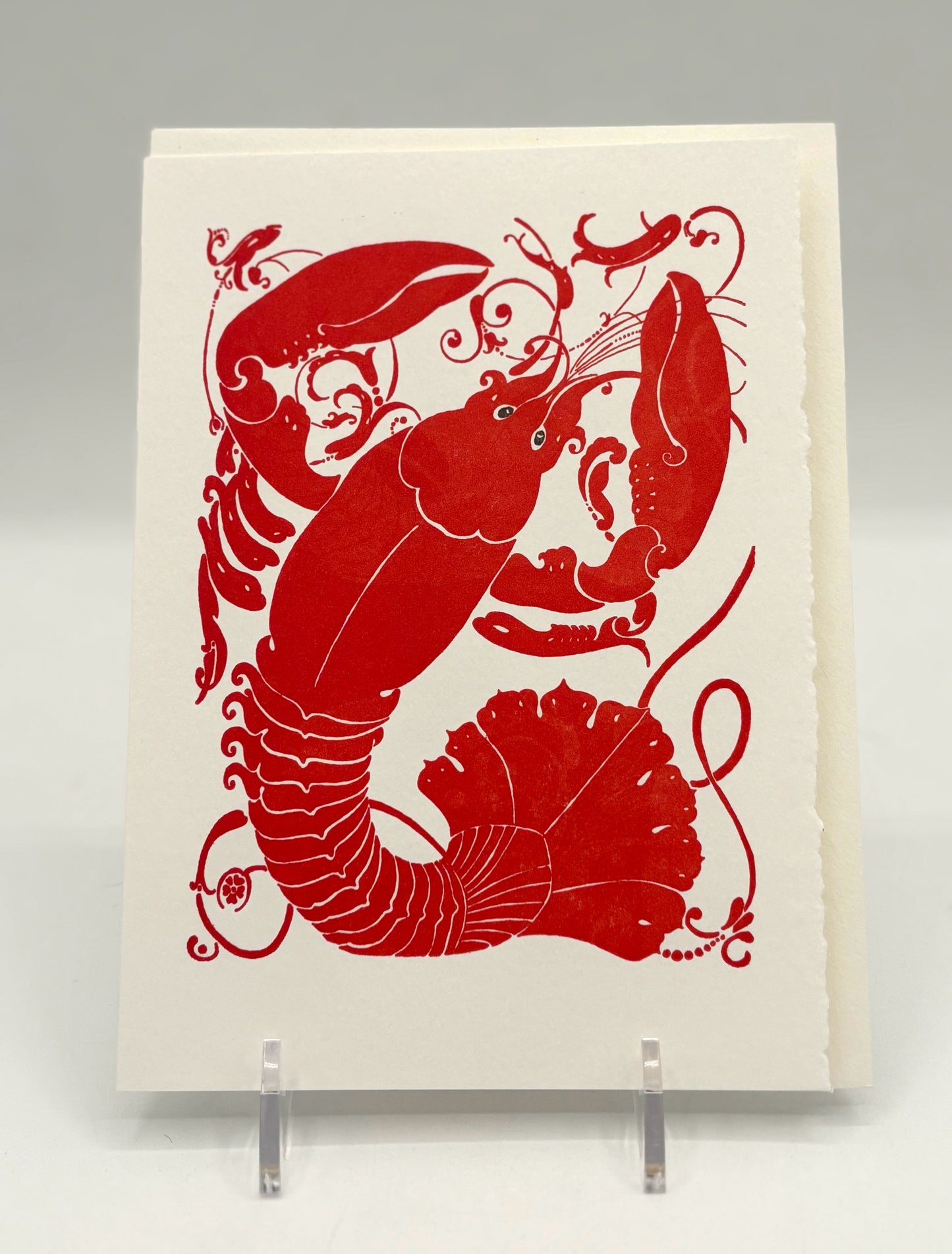 Lobster Blank card