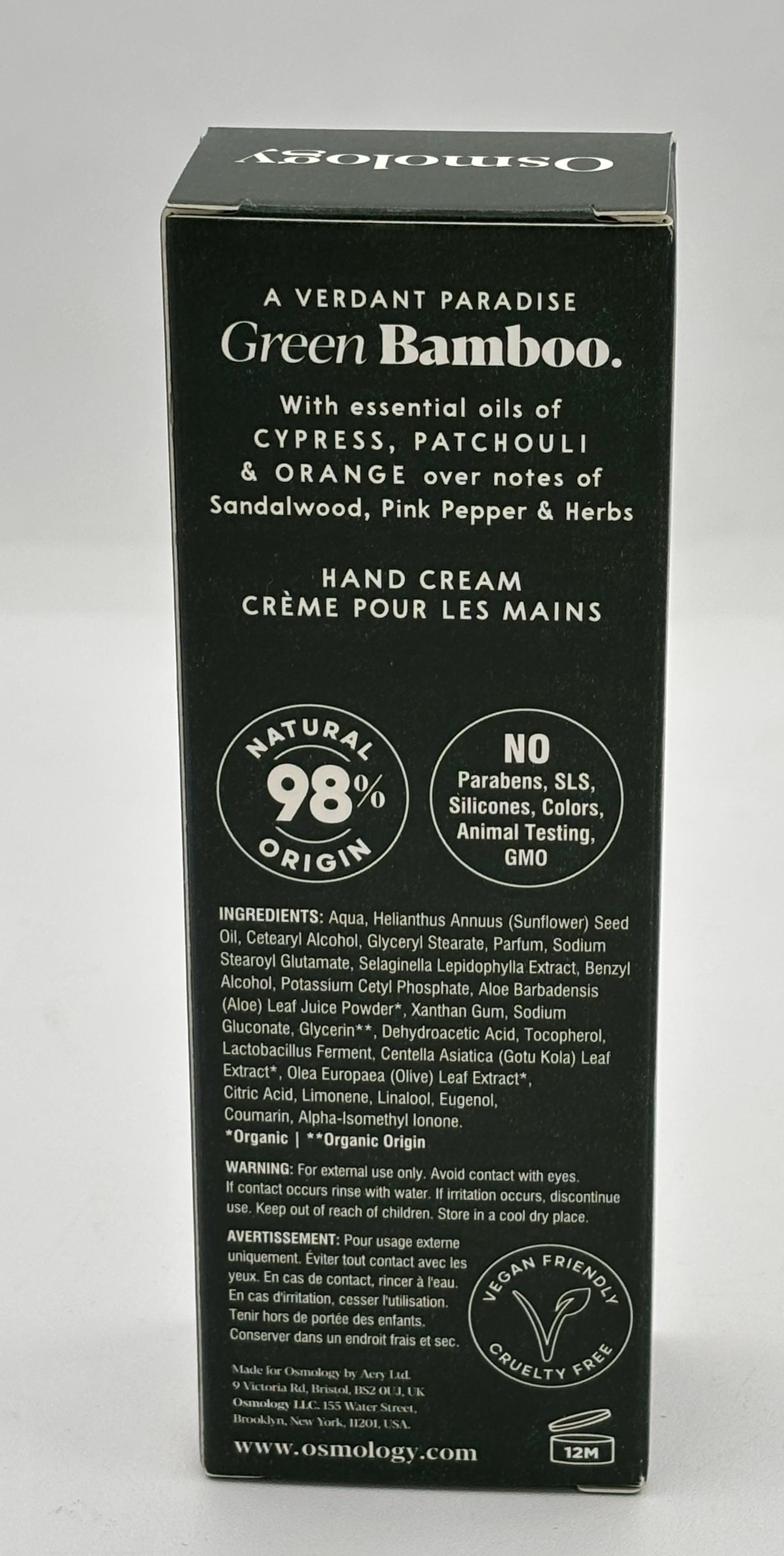 Green Bamboo Hand Cream