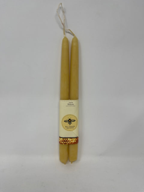 Natural Beeswax Tapers