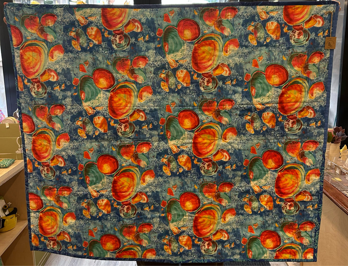 Tropical Hexies Quilt