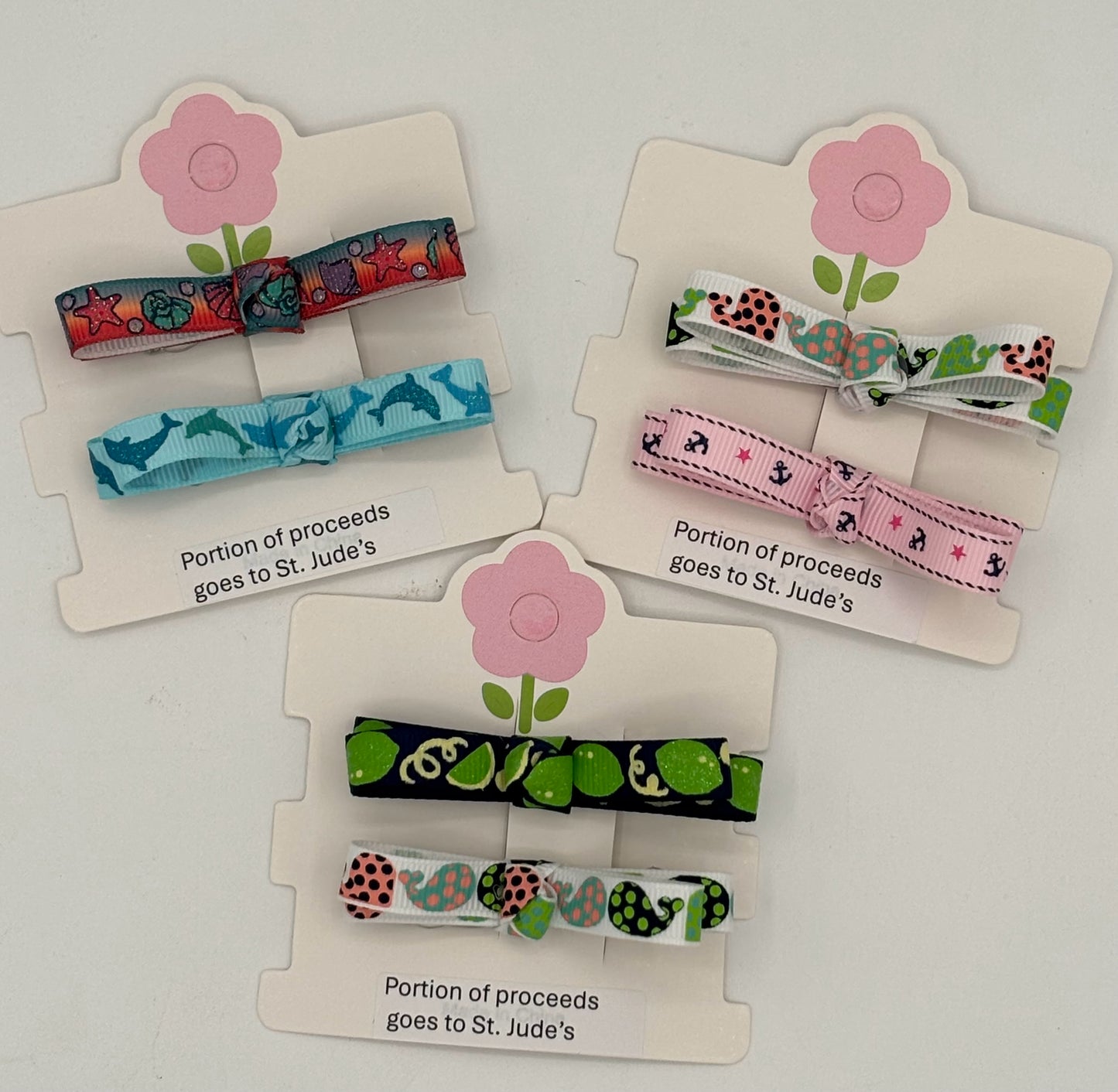 Summer Ribbon Barrettes