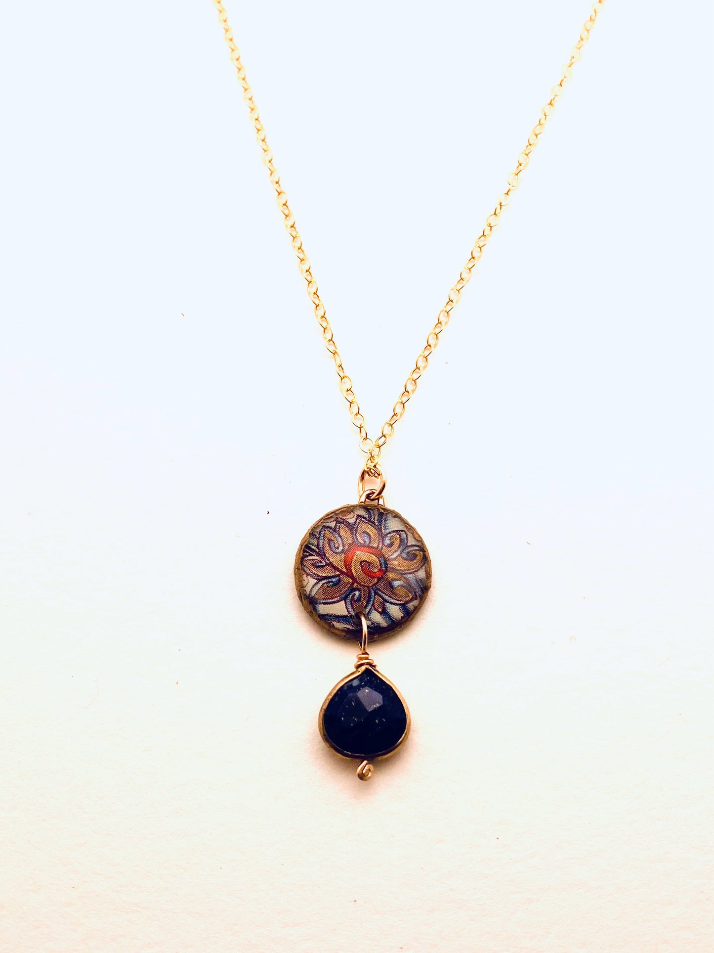 Dulcet Necklace with Lapis