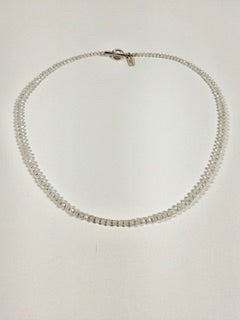 Moonstone Hill Tribe and Sterling Silver Necklace